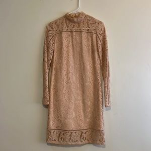 Reiss Blush Pink Lillie Shift Dress Size 4